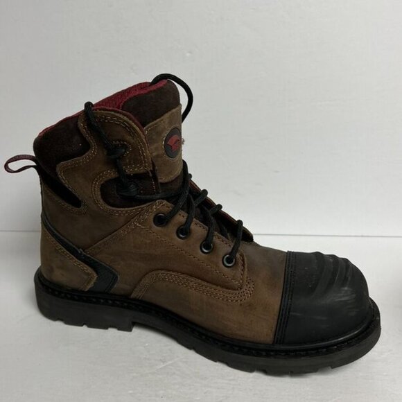 Avenger Mens A7542 7” Work Boot Brown Size 9.5 EE main image 4